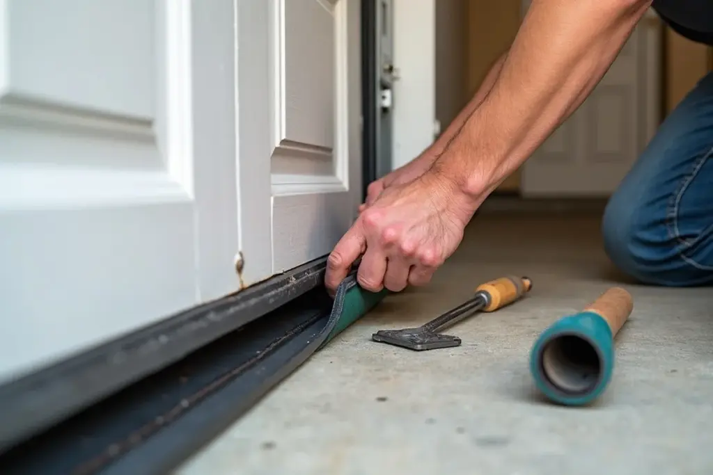 How Do I Remove and Replace a Damaged Garage Door Seal?